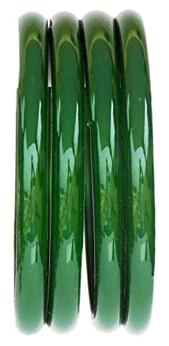 JD'Z COLLECTION Indian Jewelry Glass Bangles for Women Bollywood Plain Glass Bangle Set of 4p Traditional Costume Matching Bracelets Bangle For Women/Girls