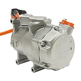 AC Air Compressor w/Clutch Fits for 2004-2009 Toyota Prius, OEM # 042000-0194, 042000-0196, 042000-0197, Direct Replacement, US Stock