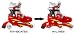 Disney J892301 Cars 2-Patines en línea con 3 Ruedas (Talla Ajustable 27-29),...