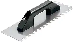 Desempenadeira de Aço Dentada Cabo Plástico 12mm 61348 Cortag