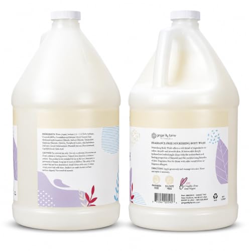 Image of Ginger Lily Farms Botanicals Body Wash, 128oz /4pk, Fragrance Free