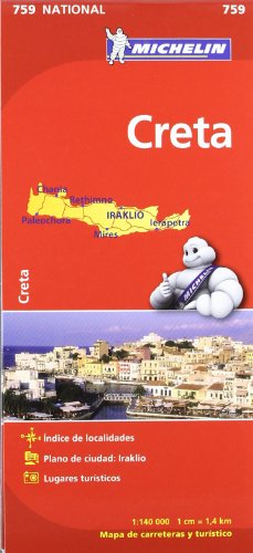 Mapa National Creta (Mapas National Michelin) Mapa National Creta (Mapas National Michelin)