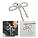 Fashion Pearl Bowknot Keychain Pendant Backpack Decoration Charm Jewelry