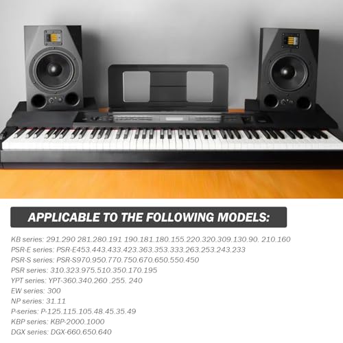 Stand de Musique, Carbone de partitions pour Clavier, Stand de Clavier Musical Universel Compatible avec la série PSR/KB/kbp/dgx pour Les partitions de Piano électronique - Les Beatles, Paul McCartney, John Lennon, RIngo Starr, George Harrison Stand de Musique, Carbone de partitions pour Clavier, Stand de Clavier Musical Universel Compatible avec la série PSR/KB/kbp/dgx pour Les partitions de Piano électronique – Image 5
