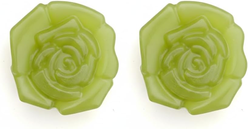 Activated Charcoal Lotus Shape Soap for Deep Cleansing, Acne Control & Blackhead Removal - Natural Handmade Premium Bath Soap for Men & Women - Paraben Free (Aloe Vera, Pack of 2)
