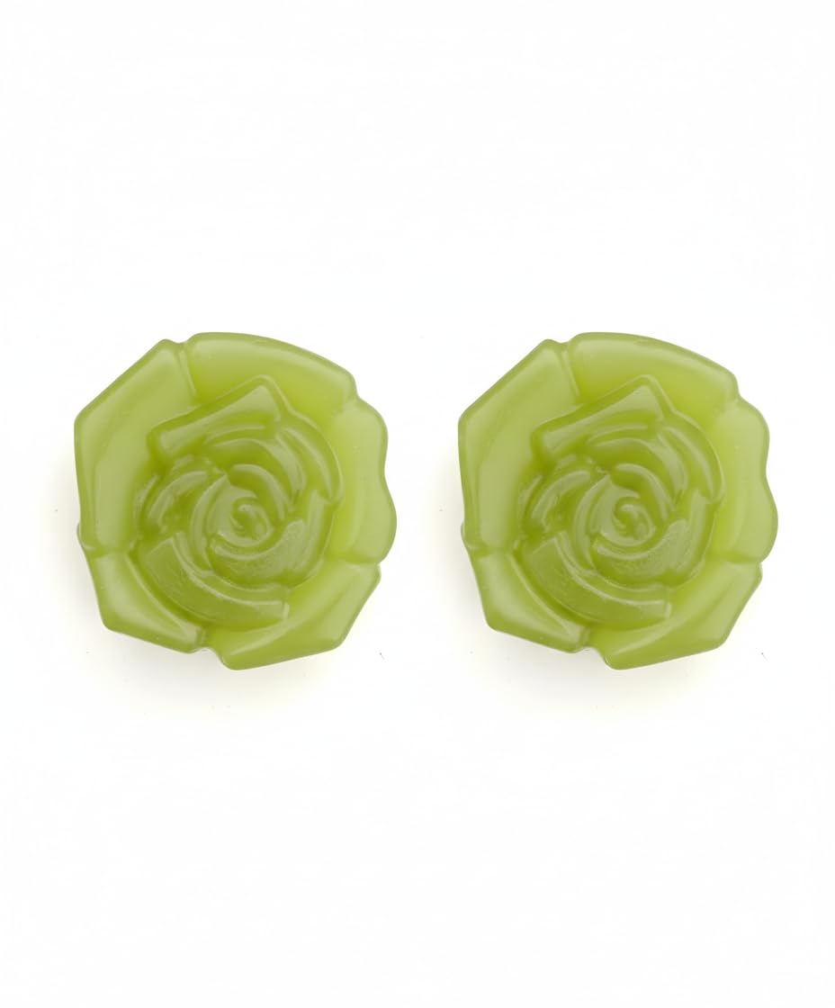 Activated Charcoal Lotus Shape Soap for Deep Cleansing, Acne Control & Blackhead Removal - Natural Handmade Premium Bath Soap for Men & Women - Paraben Free (Aloe Vera, Pack of 2)