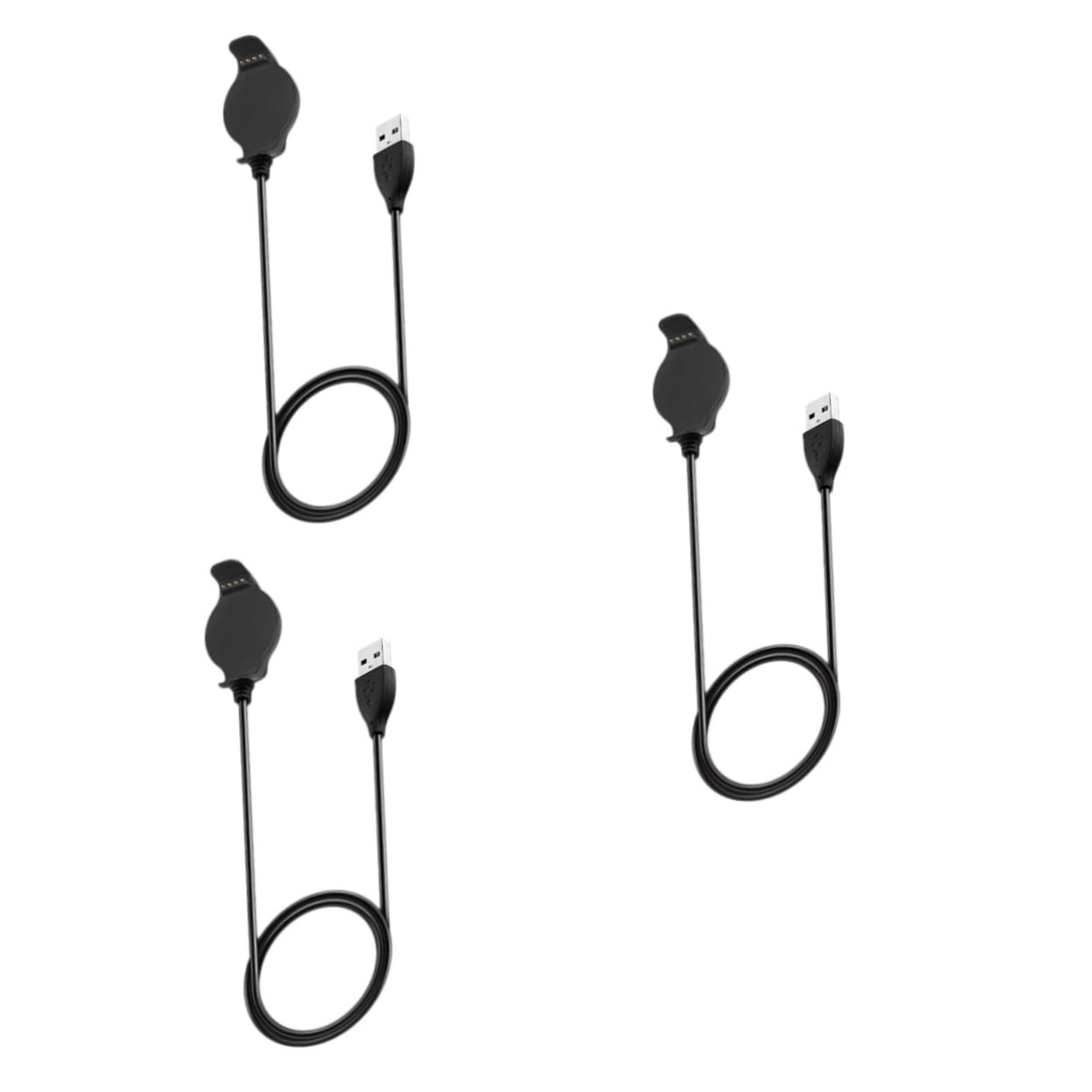 jojofuny 3pezzi per Forerunner Compatibile e Caricabatterie USB per Smartwatch Facile Usare e Anti-interferenza