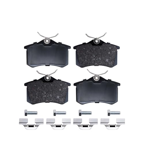 Image of Detroit Axle - Rear Brake Pads for Volkswagen Jetta Beetle Cabrio Golf