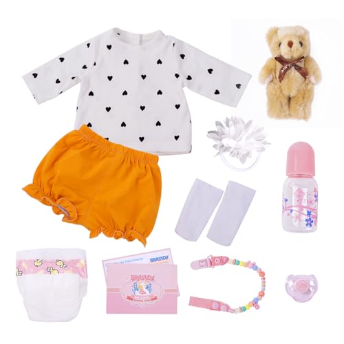 Brastoy Bebê Reborn Boneca Silicone Menina Pintada Olhos Azuis 48cm Urso Original