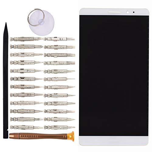 Image of LCD Screen Display with Digitizer Touch Panel Without Bezel Frame Compatible with Huawei Mate 8 Ascend Mate8 NXT-AL10 NXT-CL00 NXT-DL00 NXT-TL00 NXT-L29 NXT-L09(White)