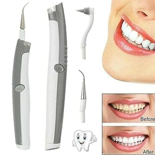 Image of Electric Ultrasonic Tooth Stain Eraser Plaque Remover Dental Tool Teeth Whitening Dental Cleaning Scaler Tooth Odonto Logia Too