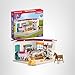 Schleich Horse Club - 67PC Sofia's Tack Shop Playset with Toy Horse Figurine, 2 Poseable Action Figures and Accessories - Realistic Pretend Shopping Toys for Girls and Boys - Kids Toys Ages 5+ | 42568