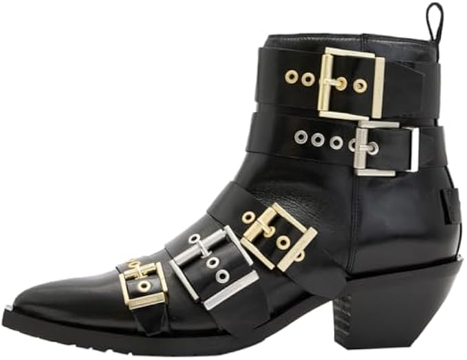 AllSaints Women's Jane Buckle Boot Ankle