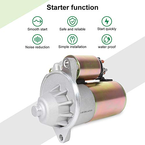 Scitoo Starters Sfd0001 323-508 3268N Fit For Ford Country Squire/Crown Victoria 1990 1991 5.0L For Ford Thunderbird 1989-1997 3.8L For Lincoln Mark Series 1990-1992 Town Car 1990 5.0L #TOP1