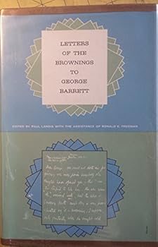 Hardcover Letters of the Brownings to George Barrett Book