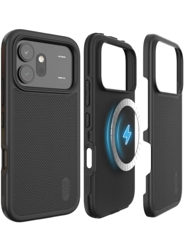 Coque Honor 600 Pro TUDIA MergeGrip MagSafe Protection Double Couche Fine Antichoc Noir Mat