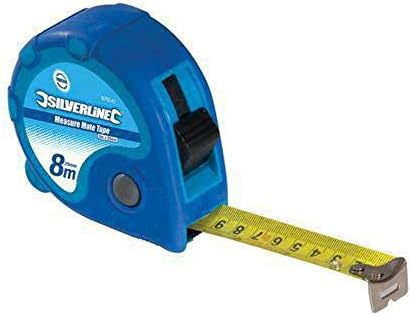 Silverline 633818 Measure Mate Tape 3m / 10 ft x 16 mm, Black