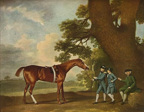 Toile Éclipse de George Stubbs 60x90cm pour décoration salon