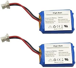 High-Batt CS540 Battery, 3.7V 140mAh Replacement for Plantronics CS540 CS540-XD Savi CS540 A&CS540A