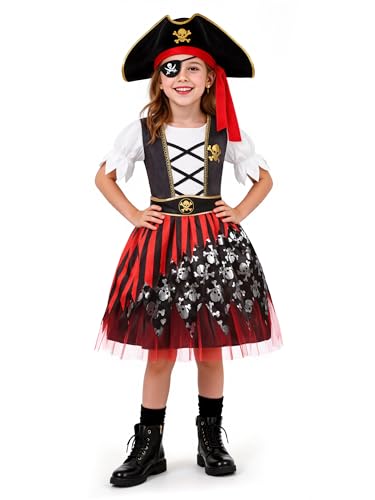 Disfraz de Pirata para Niñas Talla 9-11 Años miniatura 2