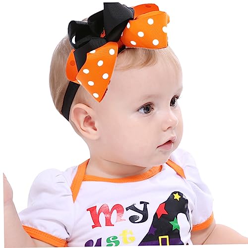 2pcs Halloween Headbands Elastic Soft Hairbands Creative Headdress for Newborn Hair Accessories for Party and Photos4