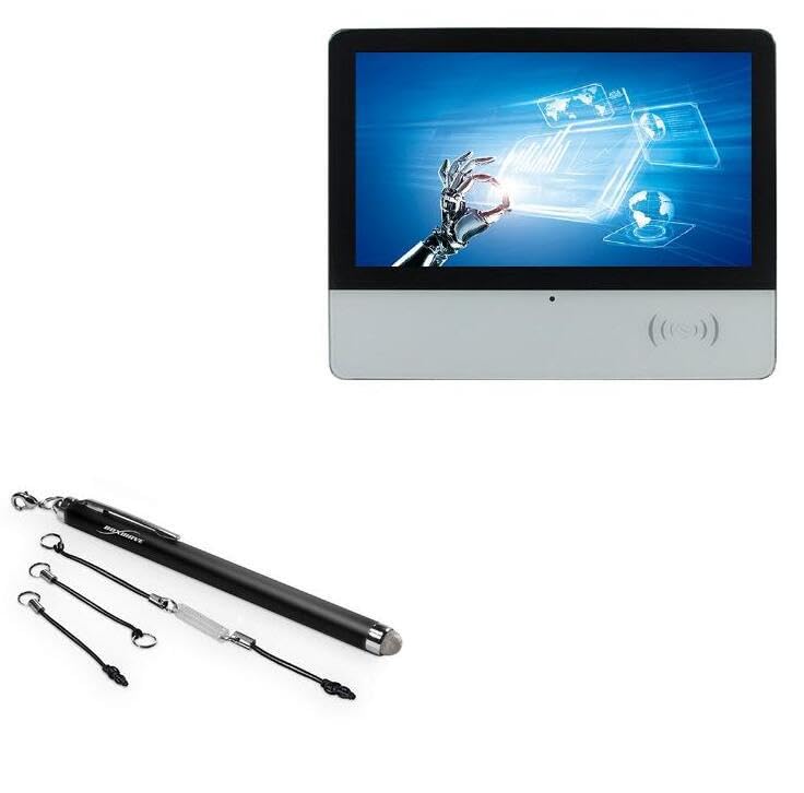 BoxWave Stylus Pen Compatible with Geekland GK-BD116-V11 (11.1 in) - EverTouch Capacitive Stylus, Fiber Tip Capacitive Stylus Pen - Jet Black