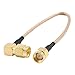 uxcell 6" SMA Male to Right Angle Male Plug Jumper Pigtail Cable RG316
