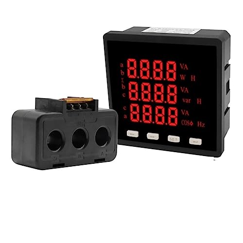Compteur d'énergie triphasé avec CT 150A et communication RS485