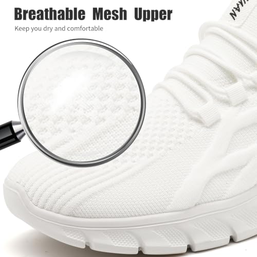 Image of Mens Running Shoes Slip On Tennis Walking Sneakers Gym Athletic