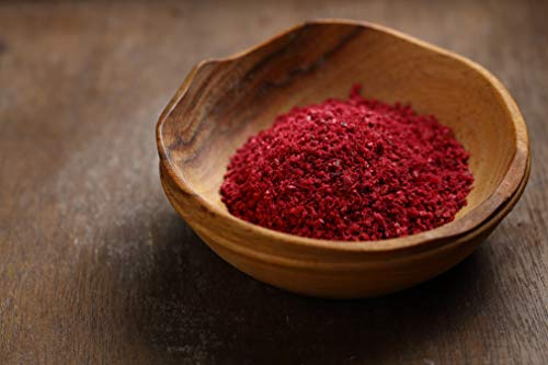 Cerez Pazari Sumac Spice Powder, Turkish Sumac Seasoning, Middle Eastern And Mediterranean Spices, Tangy Lemony Taste Flavor, Gluten-Free, Easy To Use Flapper Spice Cap, 2.1 oz.