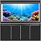 MIRRORANG 120x50cm Unterwasser Aquarium Hintergrund Sonnenlicht Blaues Meer Buntes Korallenriff Unterwasserwelt Aquarium Poster Hintergrund