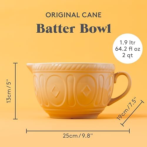 Mason Cash | Cane Batter Bowl - 2 Quart