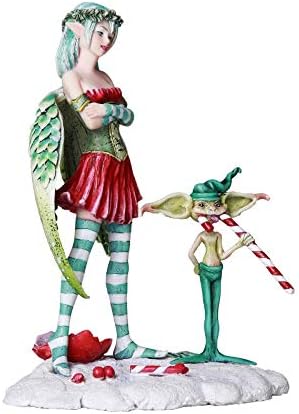 Pacific Giftware Christmas Fairy Collectible The Naughty List Decorative Statue by Artist Amy Brown 7 Inch H