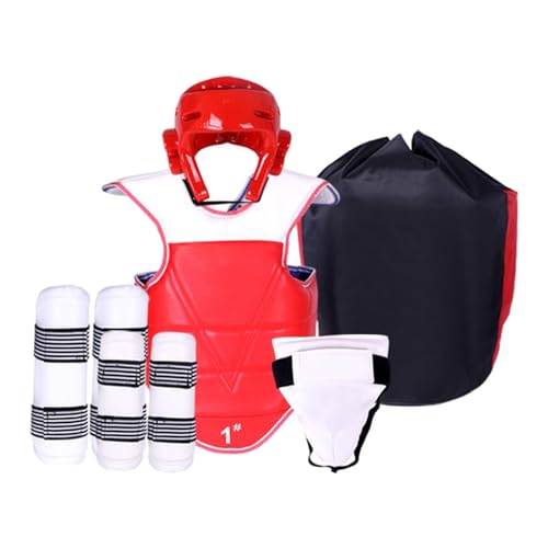 Amagogo Equipo de protección para Taekwondo, Almohadilla de Pecho Acolchada para Taekwondo, Equipo Profesional de Entrenamiento de Karate para Entrenamiento, s