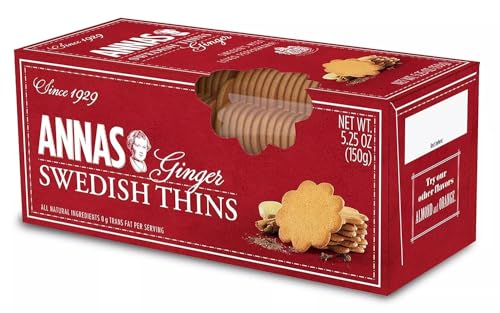 Anna's Swedish Thins Ginger -- 5.25 oz (Pack of 1)