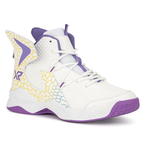 X RAY Boys Kylo High Top, Round Toe Sneakers, Thermoplastic Rubber Outsole