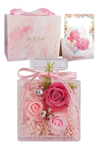 プリザーブドフラワー 離任式向け アレンジメント ピンク系