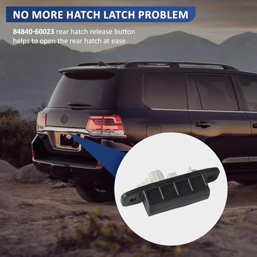 Bouton de commande de hayon arrière robuste Land Cruiser VDJ200 84840-60023