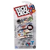 TECH DECK, Ultra DLX Fingerboard 4-Pack, DC Superman Skateboards, Collectible and Customizable Mini Skateboards, Kids Toys for Ages 6 and up