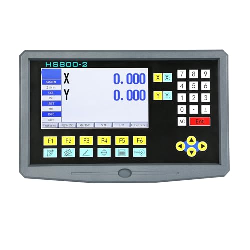 Indicador digital LCD 2 ejes 1000mm escala lineal HS800-2 miniatura 1