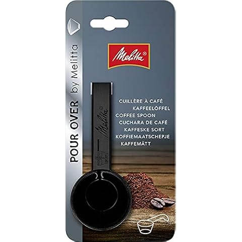 Melitta Kaffeedosierlöffel mit Mengenmarkierungen, Für 8, 10 oder 12 g, Kunststoff, Schwarz, 217618 Cover