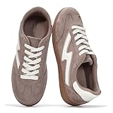 Project Cloud Fashion Sneakers for Women 2026 - Lace-Up Shoes Trendy Women Sneakers with Memory Foam Insole Women's Fashion Sneakers Non-Slip Womens Shoes (Irita, TAUPMULT,9M) Taupe Multi