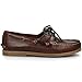 Produktbild PAYMA - Herren Bootsschuhe Segelschuhe Mokassins aus Seahorse Geölt Leder 2 Eye Classic Lace Docksides. Mehrfarbige Gummisohle. Farben: Braun. Größe 45