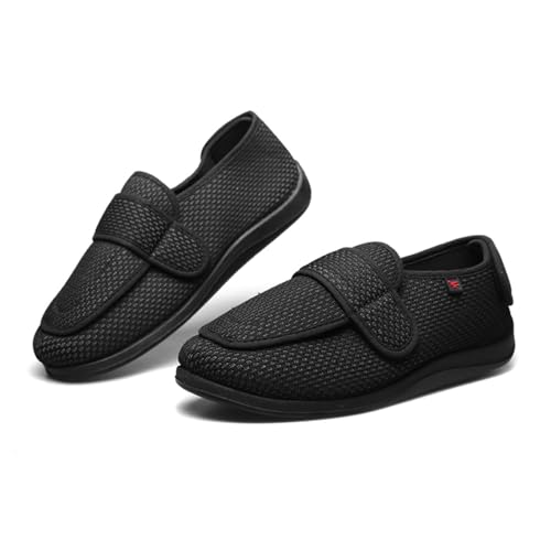 Comfortable & Breathable Men's Diabetic Shoes - Extra Wide Slip-on for Swollen Feet, Elderly, Edema & Sensitive Feet