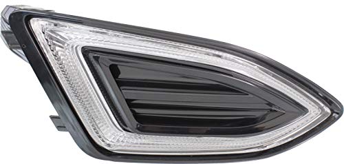 Evan-Fischer Front Fog Light Assembly Compatible with 2015-2018 Ford Edge CAPA Passenger Side
