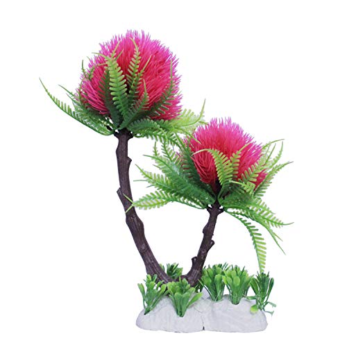 VENUS AQUA Plastic Plants for Aquarium Decorations Aquarium Plant (Size: 16x9x23 cm) Color (Pink) (B08523V4G6) Amazon Price History, Amazon Price Tracker