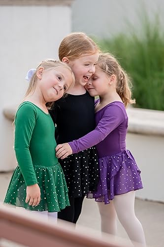 Image of Arshiner Kids Girls Classic Long Sleeve Leotard Dance Ballet Dress