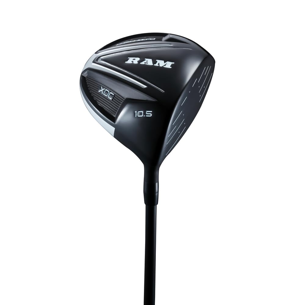 Ram Golf XDC 10.5 Driver, 460cc Oversize Head with Headcover, Mens Right Hnad, Regular