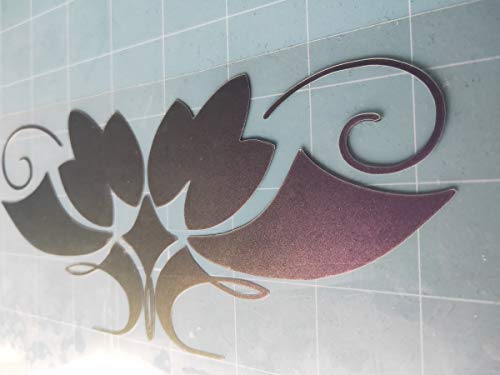 Image of FUNKAKA Chameleon HTV Heat Transfer Vinyl Rolls, Purple to Cyan 12 inch X 9ft