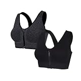 Material ultraligero y suave que garantiza que no se rompa sin sudor, sin rebote, sin carga, cómodo y de moda. Sin compresión sin costuras y tejido elástico que protege tu pecho delicado.